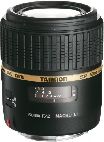 Tamron SP 60mm f/2 Di II 1:1 Macro Objektiv für Canon EF