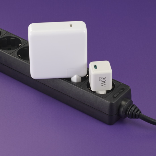 Hama rýchla USB nabíjačka, USB-C PD/QC 30 W, super-mini
