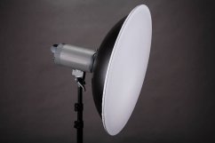 Beauty dish 70cm s voštinou pro systém Bowens, stříbrný