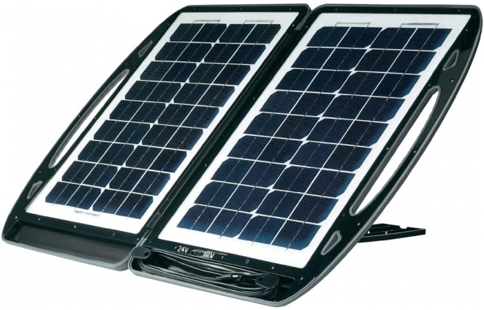 Topray solar solární nabíječka 35 W, 12/24 V + kufr