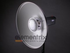 forDLR Beauty dish 70cm s voštinou pro systém Bowens, bílý