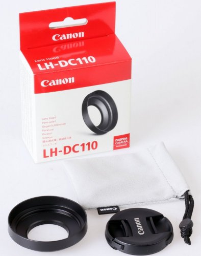 Canon LH-DC110 Lens Hood with 49mm Lens Cap and Soft Case
