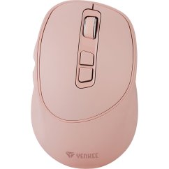 Myš Yenkee YMS 2080PK SLIDER, optická, bezdrôtová, dobíjacia, 2400 DPI, ružová