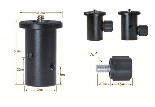 Adaptor pentru stativ cu știft de 18mm și gaură cu cap (CP718)