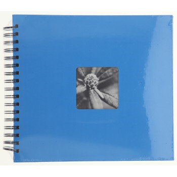 Hama album klasické spirálové FINE ART 28x24 cm, 50 stran, azurová barva