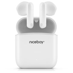 Slúchadlá Niceboy HIVE Beans white