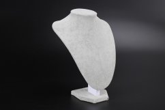 Stojan, stojánek, dekolt na šperky výška 24cm samet (A102SM)