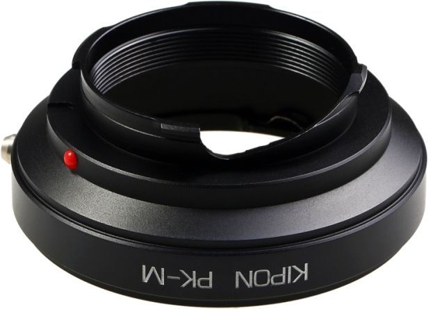 Kipon adaptér z Pentax K objektivu na Leica M tělo
