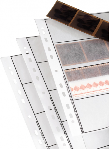 Hama obal na negatívy pre 4 pásy 24x35 mm s objednávacím prúžkom, pergamen matný, 100 ks