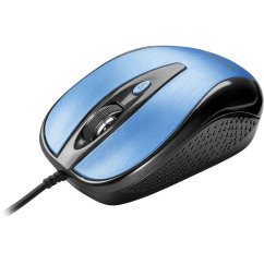 Myš Yenkee YMS 1025BE Quito, optická, drôtová, 2400DPI, modrá