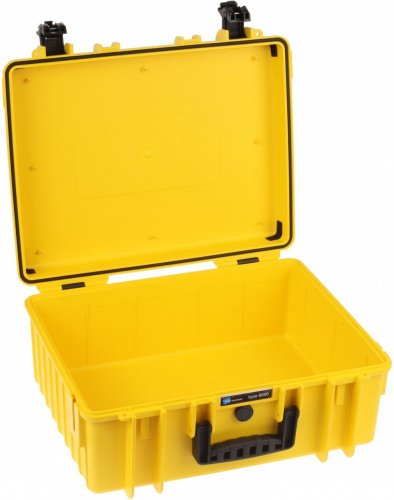 B&W Outdoor Case 6000, kufor s prepážkami žltý