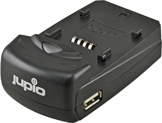 Jupio Single Charger for Li-Ion, universal (when using reducers)
