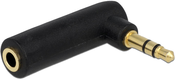 Delock Adapter Audio Klinke 3,5 mm 3 Pin Stecker an Buchse gewin