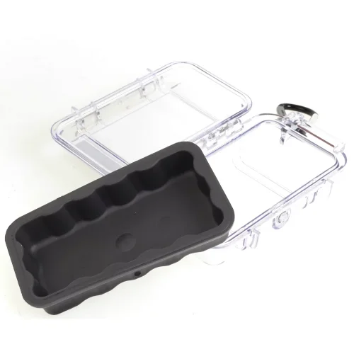 Peli™ Case 1015 MicroCase mit transparentem Deckel (Schwarz)