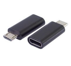 Redukce USB-C samice - USB 2.0 Micro-B/samec