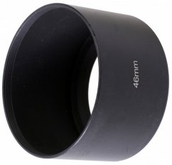 forDSLR Metal Screw-on Lens Hood 46mm for Telephoto Lens with Filter Thread 55mm