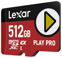 Lexar microSDXC Express PLAY Pro Express 7.1, R900/W600 C10 U3 UHS-I (V30) 512GB