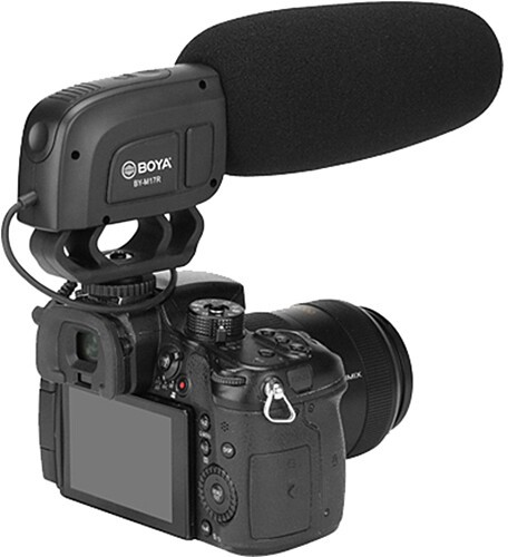 BOYA BY-M17R Nieren-Kondensatormikrofon für DSLR-Camcorder und Audiorecorde