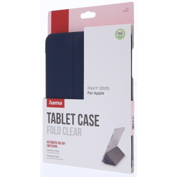 Hama Fold Clear, pouzdro pro Apple iPad 11" (2025)/ Apple iPad 10,9" (2022), tmavě modré