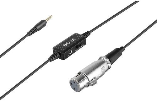 BOYA BY-BCA6 XLR to 3.5mm TRRS Plug Microphone Cable, 6m