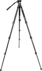 Sirui Carbon Fiber Tripod Kit with VideoHead L-324F + VH-10