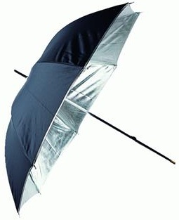 Linkstar PUR-84SB odrazný dáždnik 84cm (strieborná/čierna)