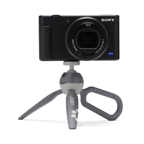 Joby HandyPod Clip (Grey) – stylový vlogovací stativ s karabinou