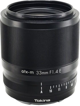 Tokina atx-m 33mm f/1,4 Objektiv für Sony E