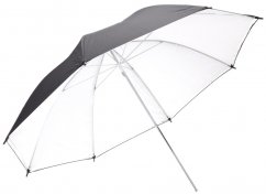 Štúdiový dáždnik 83cm biely odrazný