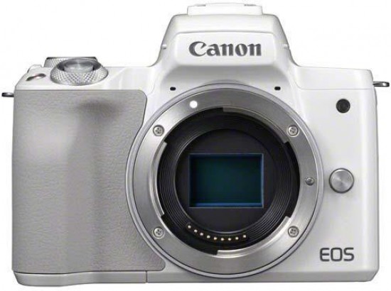 Canon EOS M50 biely + 15-45