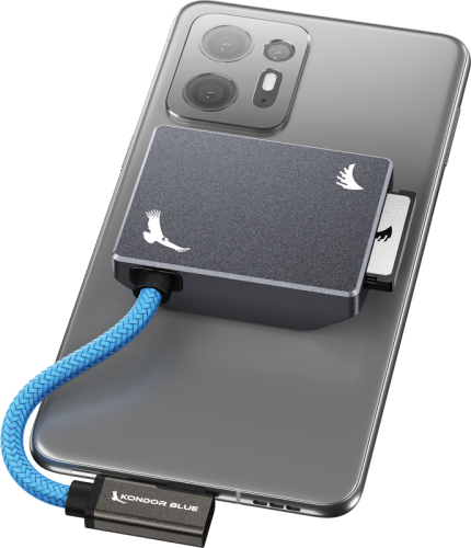 Angelbird Kondor Blue CFexpress B Recording Module (MagSafe Compatible External) Space Gray Angelbird Kondor Blue CFexpress B Recording Module (MagSafe Compatible External) Space Gray