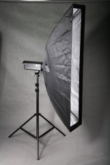 Strip Softbox s voštinou 35x140cm, universální držák