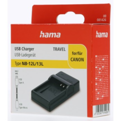 Hama USB foto nabíjačka pre Canon NB-12L/13L