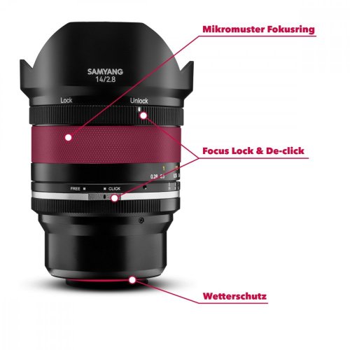 Samyang 14mm f/2.8 MKII Lens for MFT