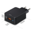 Hama rýchla USB nabíjačka QC 3.0, 19,5 W