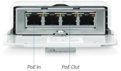 Switch Ubiquiti Networks NanoSwitch 4x GLAN, 3x PoE out/1x PoE in