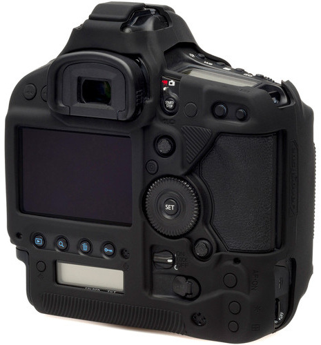 easyCover Silikon Schutzhülle f. Canon EOS 1D X Mk II Schwarz