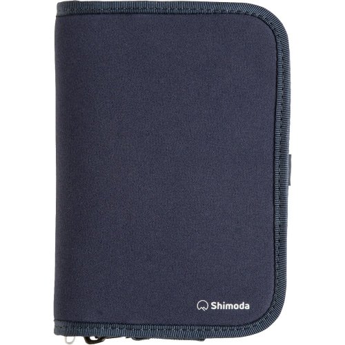 Shimoda Passport Wallet | 2nd Pocket for Receipts & Other Items | Blue