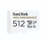Karta SanDisk HIGH ENDURANCE microSDHC 512 GB, s adaptérem