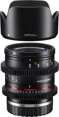 Walimex pro 21mm T1,5 Video APS-C objektiv pro Canon M