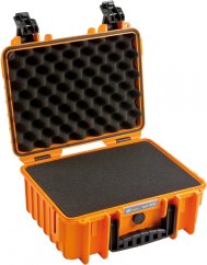 B&W Outdoor Case 3000, kufor s penou oranžový