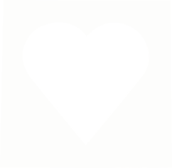 Focus Passepartout 40x40 / Heart 30 dia Polar White