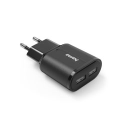 Nabíječka Hama USB, 2x USB-A, 12 W/2,4 A