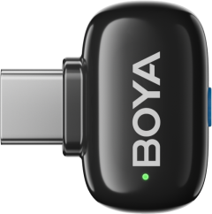Boya Mini-14 Ultracompact 2.4GHz Wireless Microphone System with USB-C plug (Black)