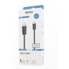 Hama USB-C 2.0 kábel typ A-C 3 m