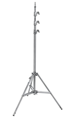Avenger Baby Stahlständer 45 mit Nivellierfuß (450 cm, Chrom)