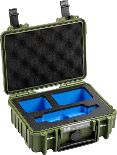 BW Outdoor Case Type 500 for Insta360 X3, bronze-green