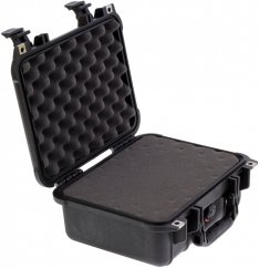 Peli™ Case 1400 Koffer mit Schaumstoff (Schwarz)