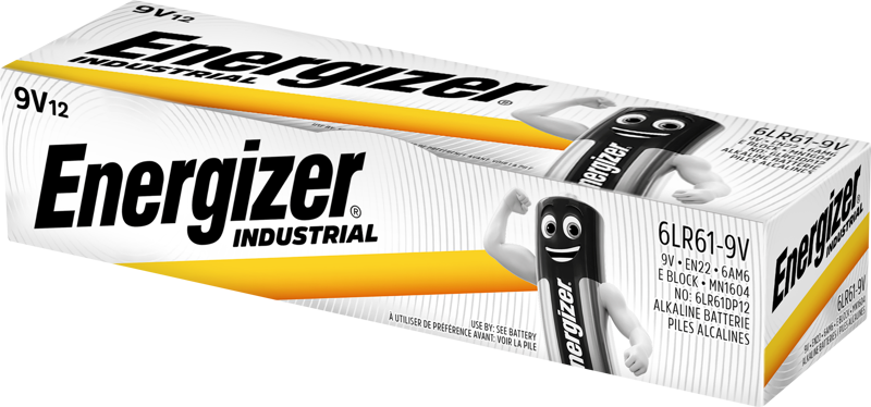 Energizer Industrial 9V 12 pack