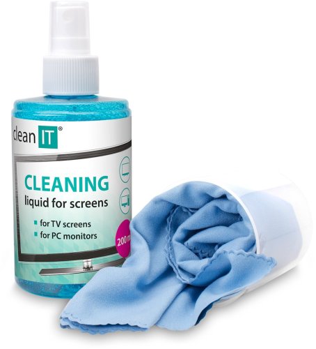 Čistič CLEAN IT čisticí roztok na obrazovky s utěrkou, 200 ml
